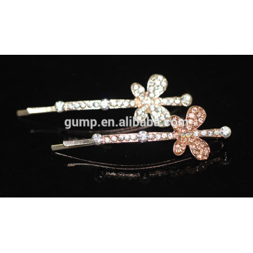 2015 Nuevo Pin brillante de cristal brillante encantador de Bobby del Rhinestone del Barrette